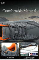 Zapatos de senderismo de marca para hombre, calzado de escalada de montaña transpirable, calzado de entrenamiento cómodo para exteriores, zapatillas deportivas antideslizantes para senderismo - details 9