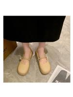 Mary Jane zapatos de las mujeres de suela plana solo zapatos verano 2025 nuevos dos desgaste un pedal con falda suave zapatos pequeños de cuero - details 20