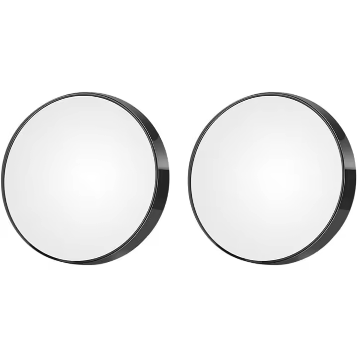 Espejo de aumento de 10 aumentos, herramienta de maquillaje portátil, 2 piezas, pequeño, con succión - 1