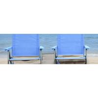 2X Sillas de Playa de T-LoVendo, Plegables, Pack de Dos, Negro, Playa, Piscina, vista completa.