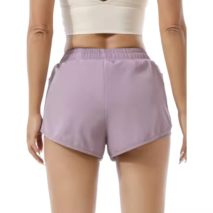 Pantalones cortos sueltos informales de secado rápido de talla grande para mujer, pantalones cortos antideslizantes para correr, fitness y yoga, pantalones cortos de yoga para mujer - 1