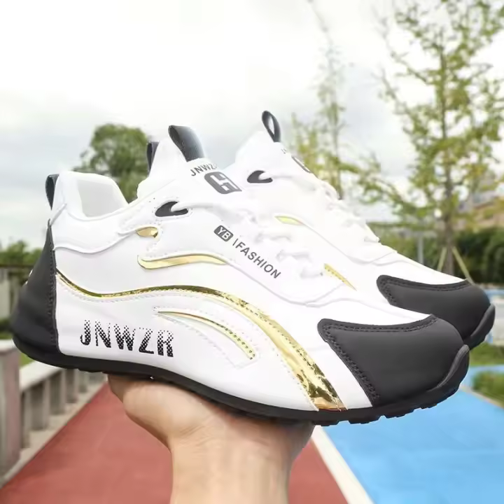 2025 Comercio transfronterizo Zapatos deportivos de moda para hombre, suela suave de malla, transpirables, para correr, otoño, para comercio electrónico - 1
