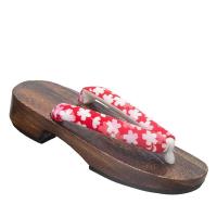 Zapatos tradicionales de moda, zapatillas de madera japonesas de verano para niños con tacón alto - details 1