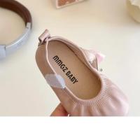 Zapatos de cuero para niñas, calzado de vestir antideslizante, versátil, con fondo suave, estilo coreano, Primavera, 2025 - details 14