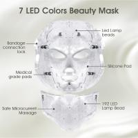 Máscara De Belleza LED Para Cara Con Terapia De Luz Roja Y 7 Colores Dispositivo De Cuidado De La Piel Para Uso Doméstico Rejuvenecimiento Antiarrugas Blanqueamiento Levantamiento - details 7