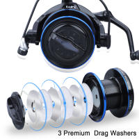 Sougayilang 13+1BB Fishing Reel 4.1:1 Gear Ratio Aluminum Ultralight Smooth Spinning Fishing Wheel Send Spare Line Spool - details 2