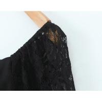 Vestidos de moda de verano 2025 para mujer, minifalda sofisticada, vestido de manga larga con volantes y cuello en V - details 4