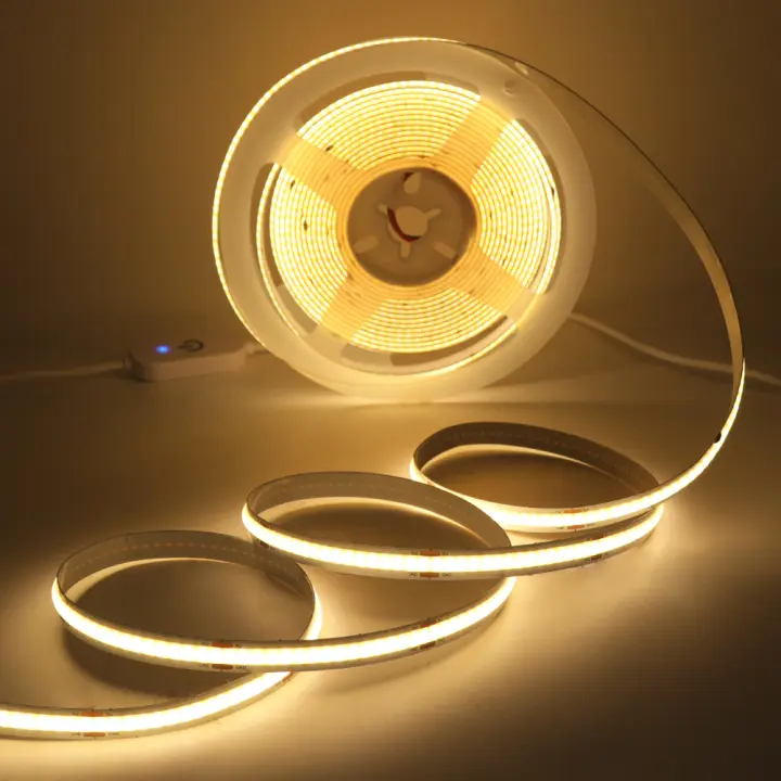 GAHADA Cinta LED de Alta Densidad Blanco Cálido 320 LEDs/m Iluminación Flexible para Decoración - 1