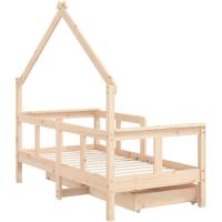Estructura de Cama Infantil con cajones Madera de Pino 80x160cm - details 112