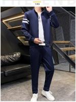 Conjunto deportivo de dos piezas para hombre, chándal de talla grande, primavera y otoño, novedad - details 18