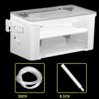 Filtro de oxígeno para acuario colgante, multifunción silencioso] filtro para pecera, práctica caja de filtro de cortina de agua 3 en 1 para pecera - details 10
