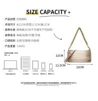 Bolso de mujer de moda Bolso de hombro con patrón de cocodrilo Bolso cruzado de gran capacidad con correa de cadena para damas Mochila de lujo de alta gama - details 1