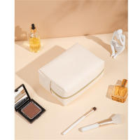 Bolso De Cosméticos Para Mujer Impermeable PU Cuero Monedero De Maquillaje Portátil Organizador De Viaje Estuche De Almacenamiento De Toallitas - details 2