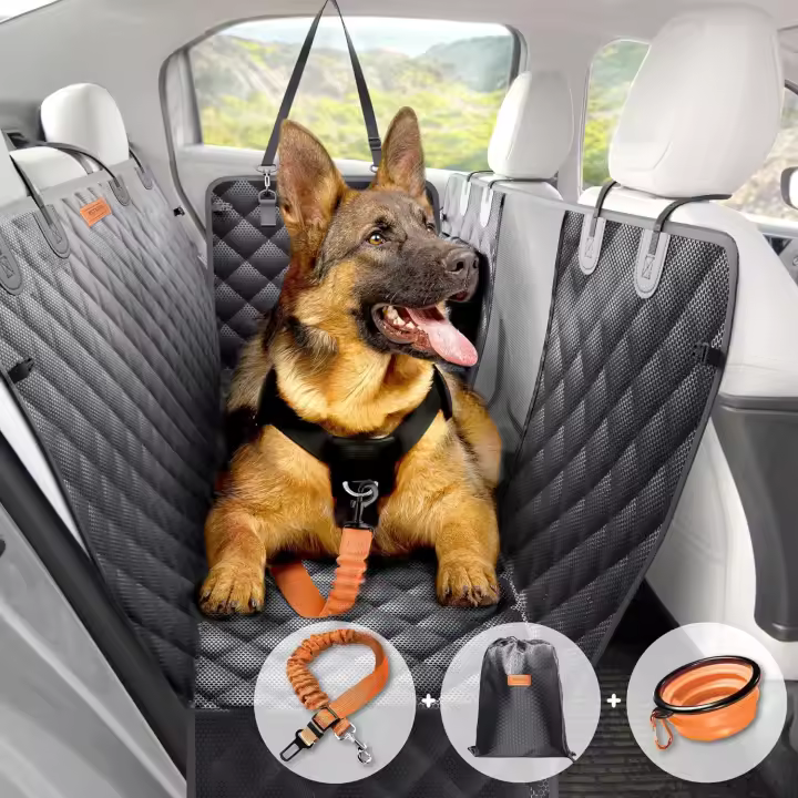 PetKing Funda Premium para Asiento Trasero de Coche, Cubre Asientos, Manta, Cubre Asientos Trasero para Perros - 1