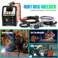 Soldadora MIG HITBOX 200A 4 en 1 LCD Antiadherente MMA/Gas MIG sin Gas/LIFT TIG Compatible con Pistola de Carrete Máquina de Soldar Portátil para el Hogar 220V - details 5