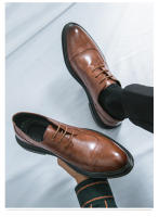 Zapatos de cuero casuales transpirables Vestido de negocios británico versátil - details 10