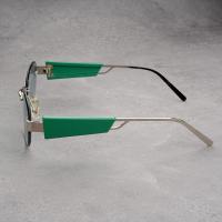 Gafas de sol gruesas de alto valor gafas de sol faciales cuadradas de metal para hombres y mujeres moda tendencia anti ultravioleta - details 2