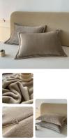 Bonenjoy-funda de almohada de terciopelo, 2 uds., funda de almohada de 48x74cm, funda de almohada suave con cremallera, funda de almohada para decoración de sofá - details 7