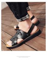 Sandalias de verano para hombre, nuevas, transpirables, de suela blanda, para playa, estilo británico, de talla grande - details 1