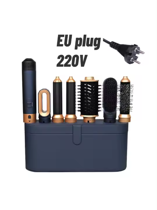 Estilista Multiuso 6 en 1 Secador de Cabello con Barrel Rizador Cepillo de Aire Caliente - 1