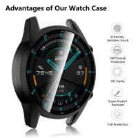 Protector de Pantalla de Vidrio Templado para Huawei Watch GT2 46mm Cubierta Completa - details 3