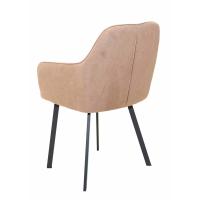 Sillas de comedor de tela (juego de 2) con patas de metal para cocina y sala de estar - details 4