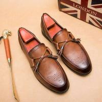 Zapatos formales de hombre planos de boda de oficina de verano 2023 de vestir transpirable de cuero Oxford de negocios de lujo - details 3