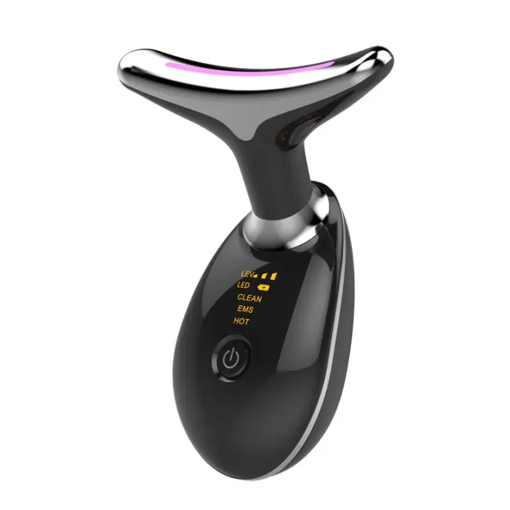 Dispositivo de belleza para rejuvenecimiento de la piel, masajeador Facial de cuello, vibración, Lifting, reafirmante, 3 colores - 1