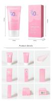 LAIKOU SPF 50 PA +++ Sakura protector solar para cara cuerpo cuello bloqueador Solar bloqueador solar de larga duración protector solar Facial crema solar 50g - details 14