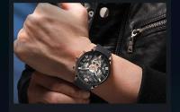 Reloj de Cuarzo de Lujo para Hombres Megir Correa de Silicona Reloj Deportivo de Ejército Impermeable Estilo de Negocios - details 12