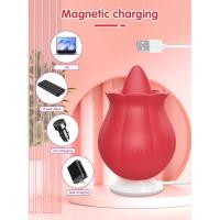 Potente vibrador para lamer la lengua, estimulador de clítoris para mujeres, masajeador femenino, pezones orales, clítoris, rosa vibratoria, Juguetes sexuales para adultos - details 1