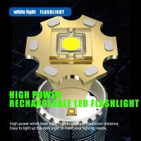 Linterna LED de alta potencia Linterna táctica con zoom de 2000W Resistente al agua - details 24