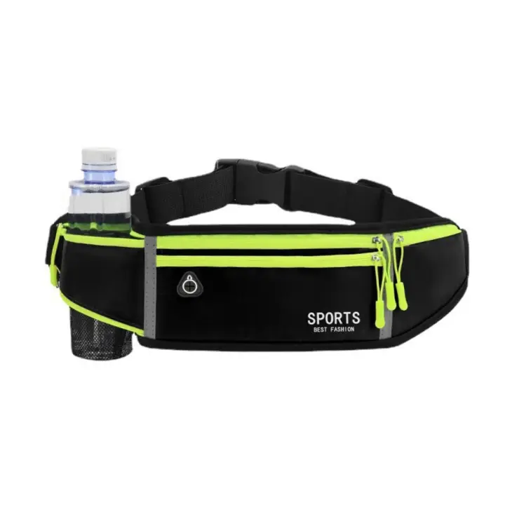 Riñonera para correr impermeable, bolsa ligera Invisible para correr maratón, bolsa para cinturón para correr portátil ajustable - 1