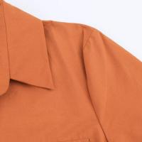 BUNO-vestido rojo romántico con cinturón para mujer, vestido largo con bolsillo y solapa, novedad de primavera y verano, vestido informal elegante para vacaciones 2025 - details 3