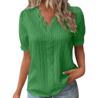 Paquete de camisetas para mujer, camisa Smooth Ence con cuello en V, blusa elegante de color sólido de moda para mujer - details 2