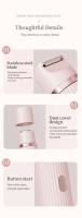Barba para mujer, Bikini, axila, recortadora femenina, depiladora impermeable, Afeitadora eléctrica 2 en 1, maquinilla de afeitar Facial para mujer - details 18