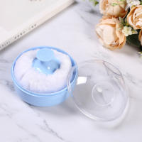 Peluquería limpieza cabello roto seco puff baby puff box bebé peluche puff box artículos de peluquería - details 3