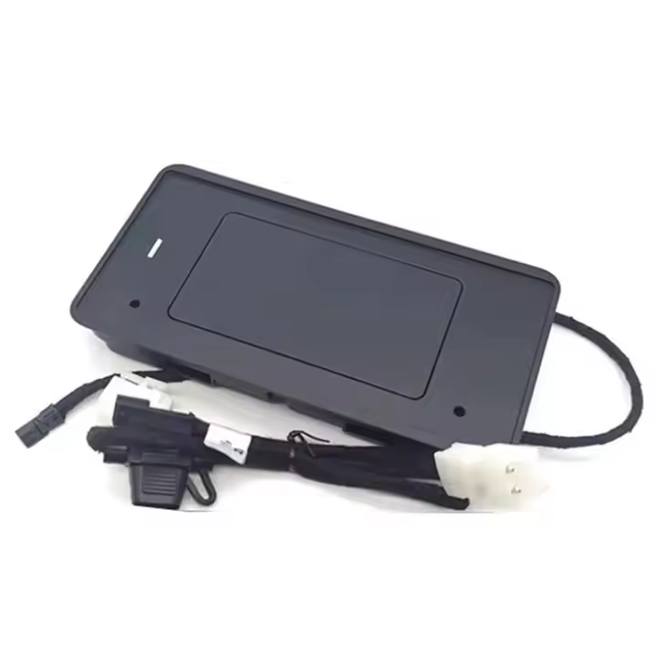 Cargador inalámbrico Qi para coche, adaptador de placa de carga rápida para teléfono celular, modificación Interior, piezas de automóvil, para B-MW serie 7, 2016-2022 - 1