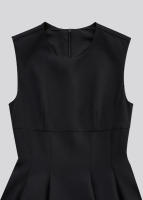 BGTEEVER-vestido elegante de primavera y verano para mujer, traje sin mangas con cuello redondo, cintura ajustada, longitud media - details 6