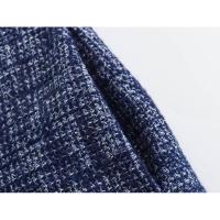 BUNO-Chaqueta de traje de Tweed para mujer, de doble botonadura Chaqueta corta, abrigo ajustado, Tops informales, Blazers de lana para mujer, ropa de calle, Otoño e Invierno - details 15