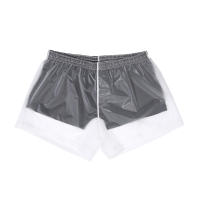 Traje de baño transparente para hombre, bañadores de playa para hombre, traje de baño Sexy para nadar, ropa de playa de PVC, pantalones cortos, pantalones cortos, traje de baño impermeable - details 10