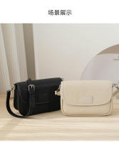 Bolsos de mensajero de PU de color sólido de nueva tendencia 2025 para mujer, bolsos pequeños cuadrados de hombro - details 8
