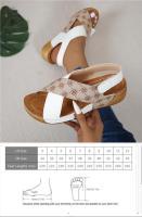 Sandalias de tacón de cuña para mujer, zapatos de moda de verano - details 25