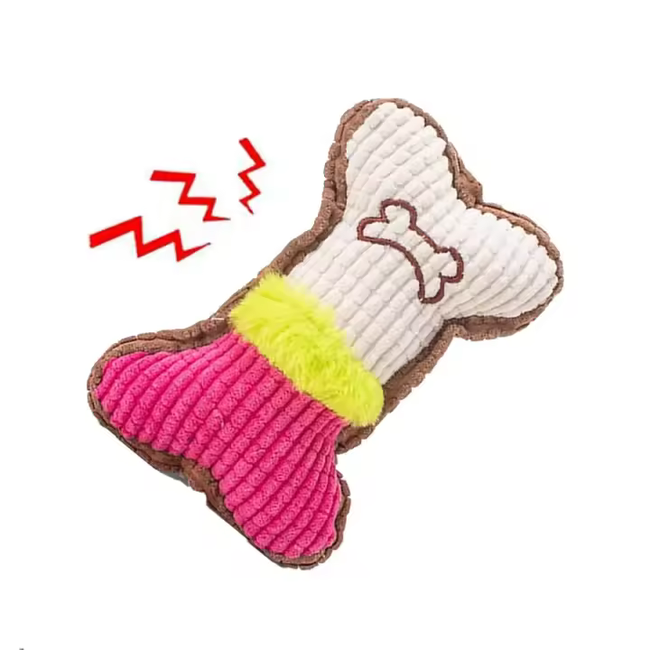 Juguete de Peluche para Perros Hueso Indestructible Que Buzza Ideal para Cachorros - 1