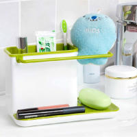 Organizador de utensilios para fregadero de cocina, estante de almacenamiento de escurridor, soporte de esponja, caja de drenaje, accesorios de cocina, el más nuevo - details 4