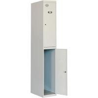 Taquilla Vestuario Metálica 2 Puertas Incluye Llave 1800x300x500 mm Gris Simonlocker - details 0