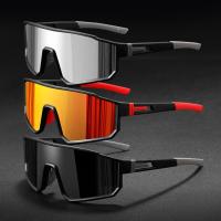 Gafas de ciclismo de gran tamaño para hombre, gafas de sol con revestimiento colorido a prueba de viento para bicicleta, deportes al aire libre, motocicleta - details 2