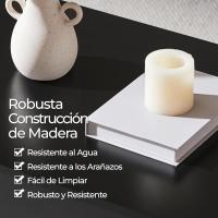 Mesa de Café Elevable y Extensible con Revistero 98x50x(41,8-56) cm Mueble para Sala de Estar y Comedor - details 68