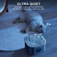 Fuente de agua automática para mascotas, dispensador de agua de acero inoxidable para perros, con ventana nivelada, 3,2 L - details 2