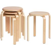 apilable de Madera doblada Antideslizante sólida Taburetes - details 0